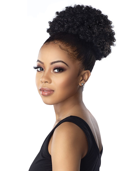 Amazon.com : HLSK Afro Puff Drawstring Ponytail Human Hair for Black  Women(12 Inch), 150% Density 10A Brazilian Virgin Human Hair Ponytail, 4C  Afro Kinky Curly Clip in Ponytail Extension, Natural Black Hair :